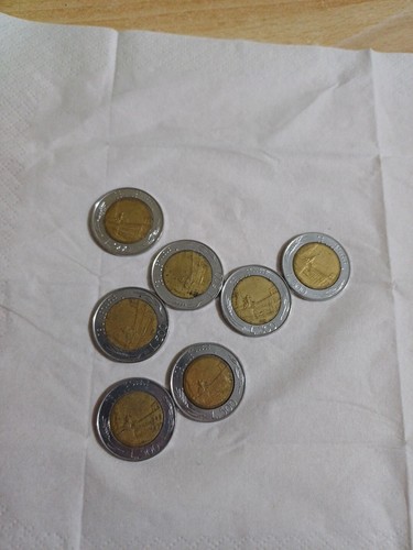 Lotto monete 500 lire - 500,