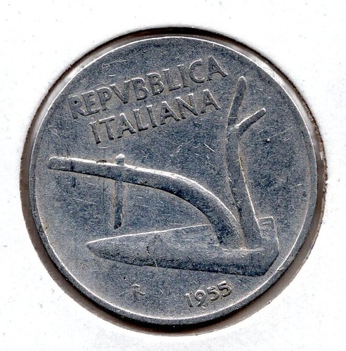1955 italy lire - 10,