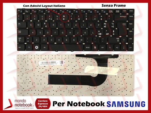 Tastiera notebook con - tastiera, adesivi
