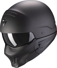 Casco jet Modulare Scorpion EXO COMBAT EVO UNI Nero opaco