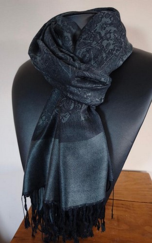 Echarpe pashmina laine - echarpe,