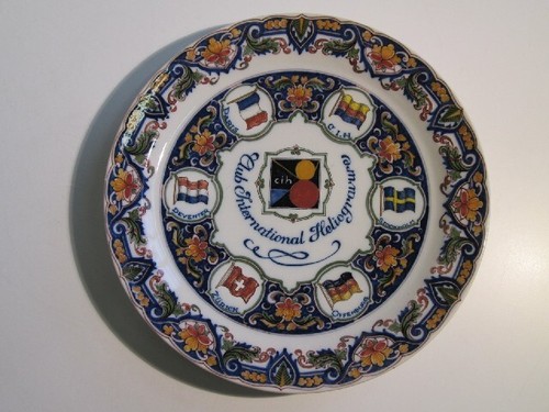 Piatto ceramica commemorativo