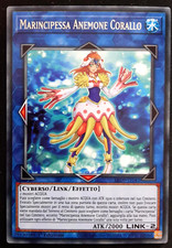 MARINCIPESSA ANEMONE CORALLO Rara in Italiano LED9-IT041 YUGIOH