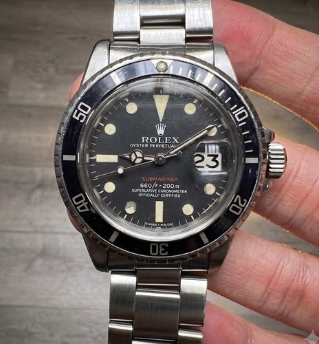 Vintage rolex red submariner - rolex,