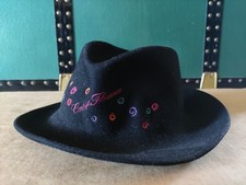 Cappello fedora Nero 100% lana