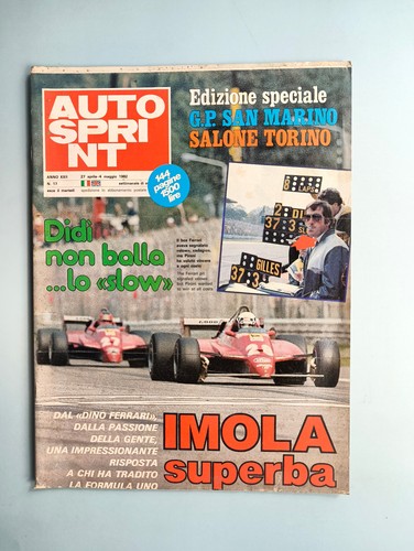 Autosprint 1982 fiat - autosprint,