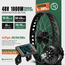 Fat bike elettrica neve 48V