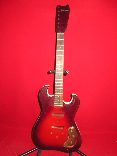 Silvertone 1964 red burst - silvertone, 1457