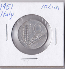 1951 Italy 10 Lire