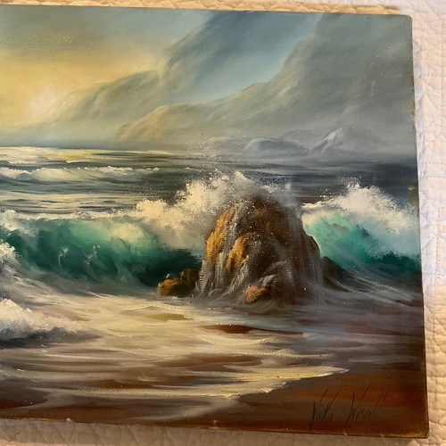 Vintage espressionista oceano