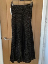 Gonna in velluto nuova con