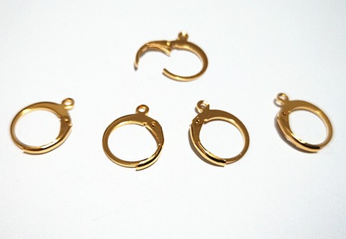 2coppie ganci orecchini
