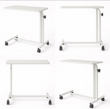 Tavolo sopraletto regolabile arrotolabile letto laptop scrivania-bianco-D-CFZ02-WT stile medico