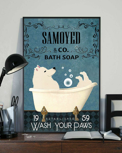 Samoyed sapone bagno - co, da