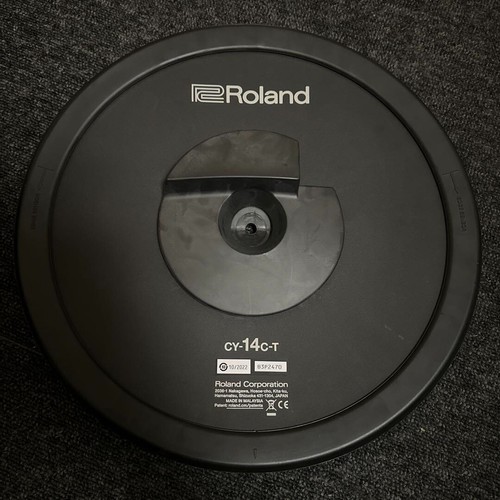 Roland 14c cymbal - roland, crash