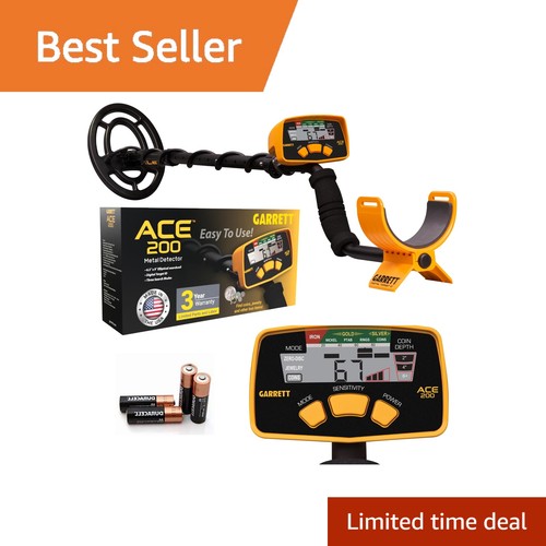 Garrett ace 200 metal detector - ace,