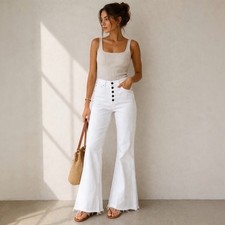 Jeans nascosti HD3661 bianco