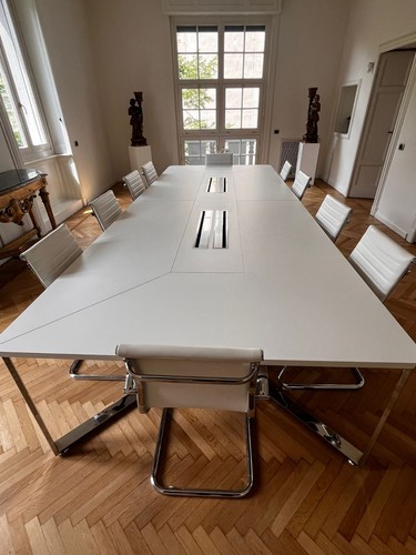 Tavolo sala riunioni bianco - , 4