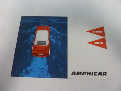 Brochure originale amphicar - brochure,