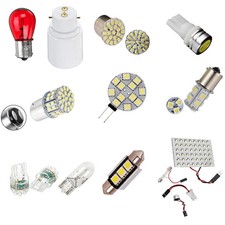Lampadina LED Bianco Auto Cupola Indicatore Interno Fendinebbia Freno 3528 16 3020 1156 SMD