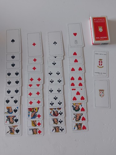 Carte gioco milanesi dal - carte,