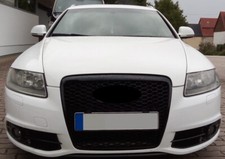 Per Audi A6 4F C6 Facelift griglia radiatore griglia a nido d'ape griglia anteriore nera lucida