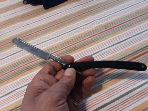 Antico rasoio manuale - antico,