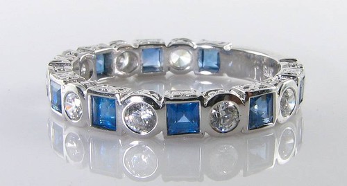 Anello eternity completo 9ct - anello,