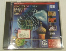 ENCICLOPEDIA COMMODORE CDTV AMIGA CD32 CD 32 ITALIANA GROLIER 1997 MULTIMEDIALE