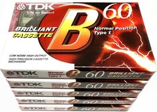 TDK Brilliant B-60 x 5