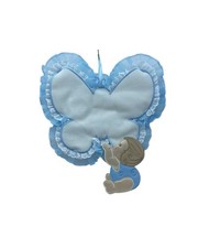 Fiocco Nascita Farfalla Tela