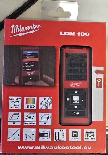 Milwaukee ldm100 telemetro - milwaukee,