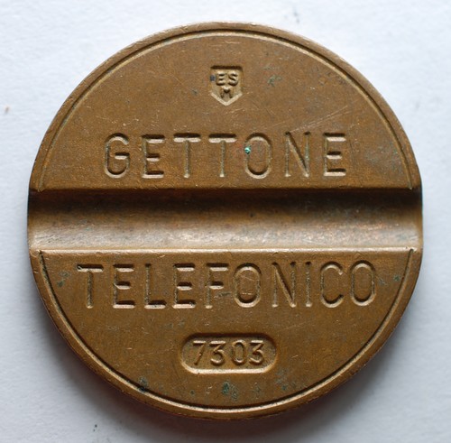 Gettone telefonico esm - gettone,