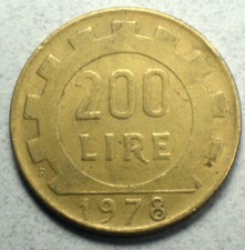 Italy 200 Lire 1978-R KM#105