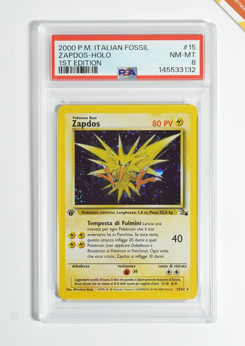 Pokemon psa zapdos 15 - pokemon, holo