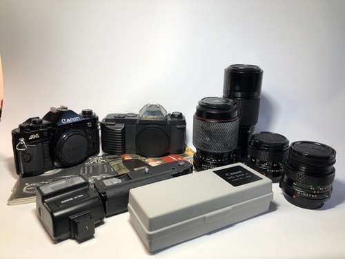 Set fotocamera analogica canon - fotocamera,