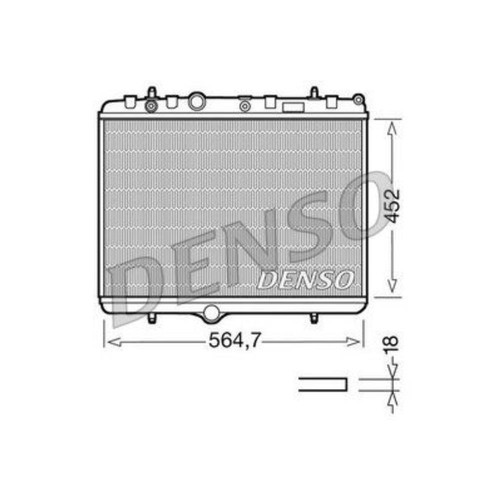 Denso radiatore acqua motore - radiatore,