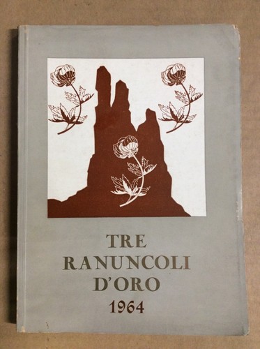 Libro tre ranuncoli oro - -, d'oro