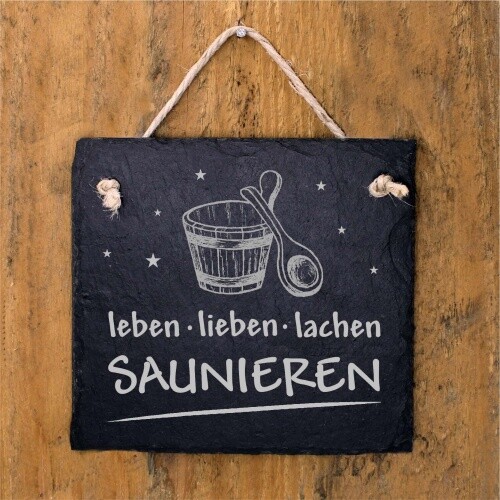 Cartello sauna inciso - ,