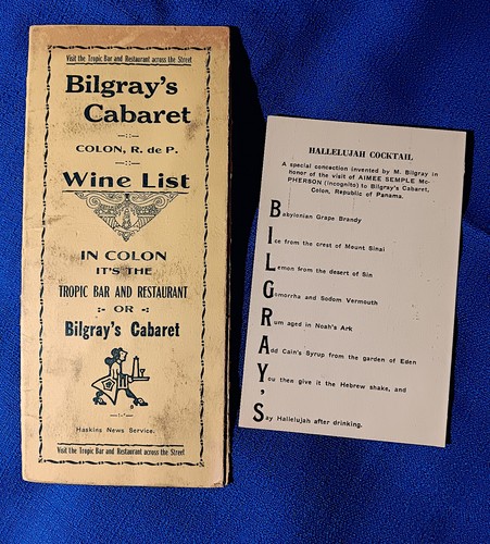 Bilgray cabaret lista vini - bilgray's,