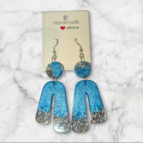 Orecchini pendenti blu - , e