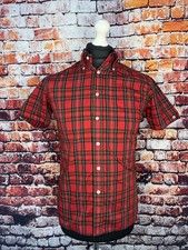 Brutus Trimfit Red Tartan S S
