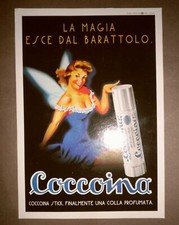 Cartolina Pubblicitaria COLLA COCCOINA Stick Finalmente Una Colla Profumata