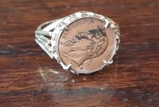 Anello -moneta-Napoleone-placcato In Oro