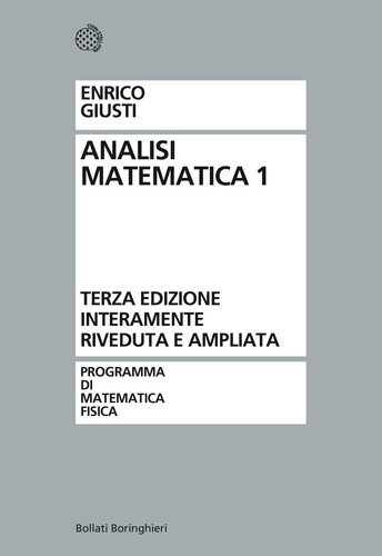 Analisi matematica vol - vol., 1
