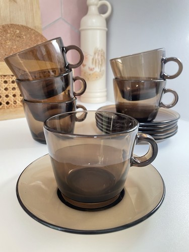Set tazze piattini vintage - set, 6