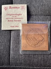 GERMANIA LINGOTTO RAME 28 GRAMMI EDIZIONE LIMITATA 200 PEZZI ROTEN TURMES 2004