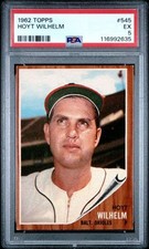 1962 Topps #545 Hoyt Wilhelm