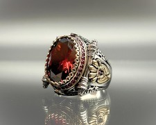 Anello da uomo fatto a mano in