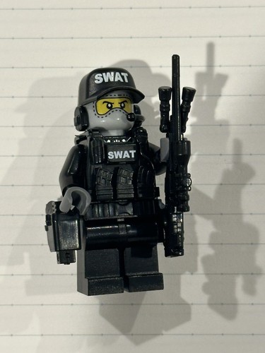 Swat police minifigure - swat,